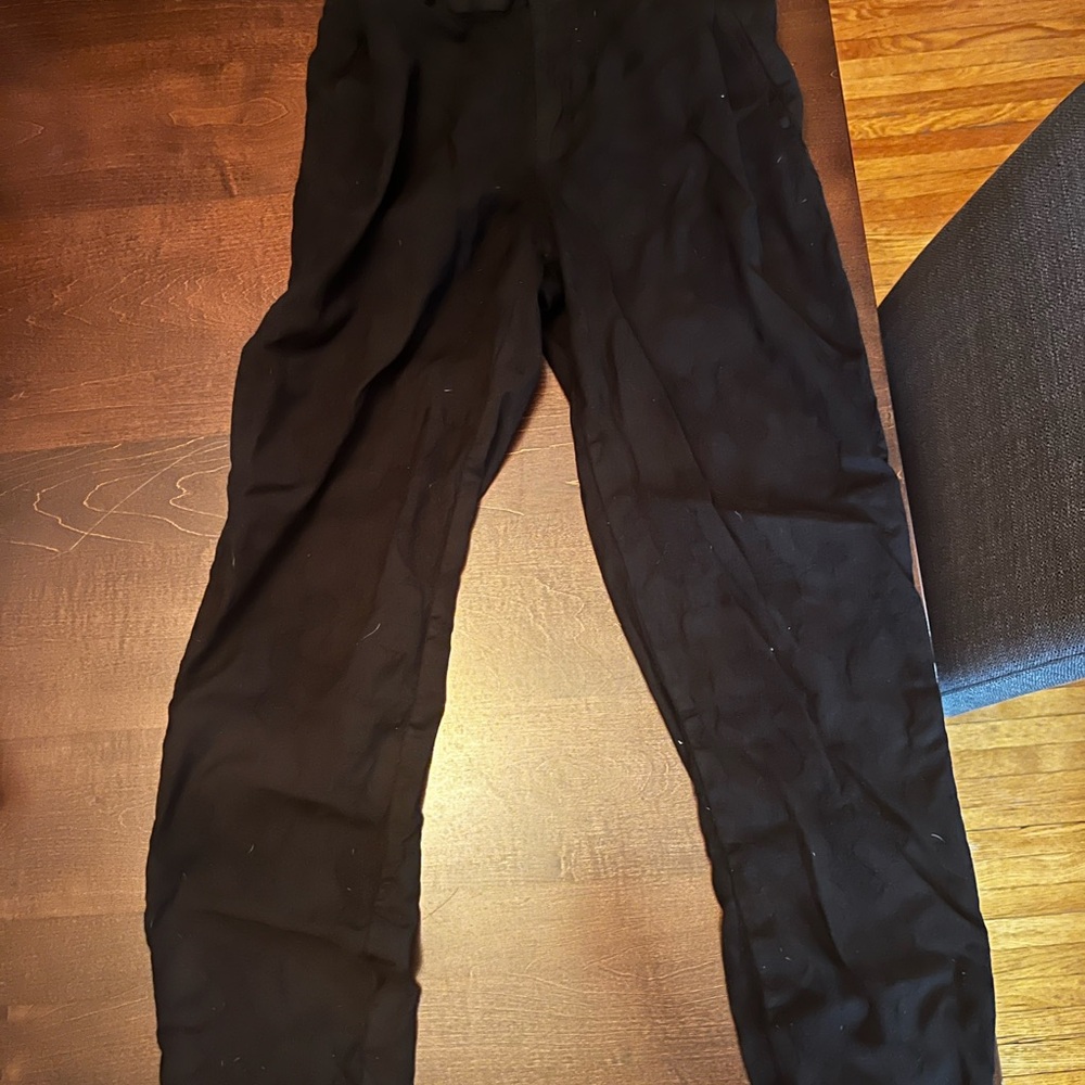 Emporio Armani black camo dress pants